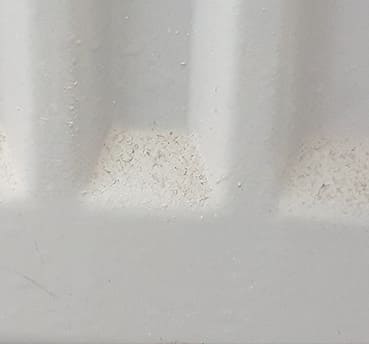 Heizung voller Staub